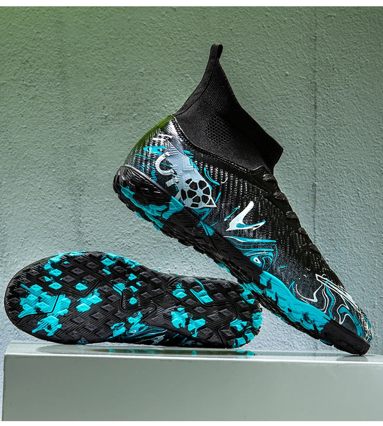 Neue professionelle Fußballschuhe für Herren, rutschfeste Fußballstiefel, Unisex, atmungsaktiv, für Futsal und Sport, neue Stollenschuhe, Dropshipping, ultraleicht