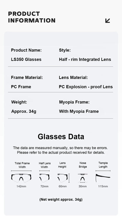 LAMEDA Photochromic Cycling Sunglasses Men Professional Bicycle Glasses Goggles Windproof MTB Road Bike Glasses Mountain Eyewear