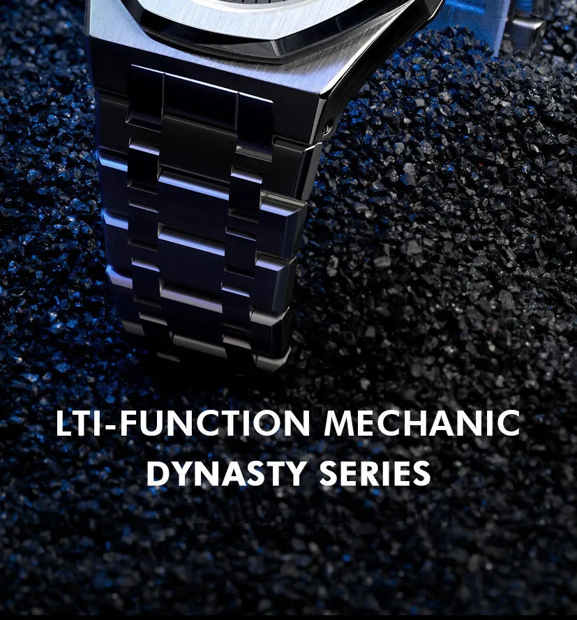 CARNIVAL Men's Mechanical Watch Brand Luxury Sapphire NH36 Movement Automatic Wrist Watches 50m Waterproof for Men