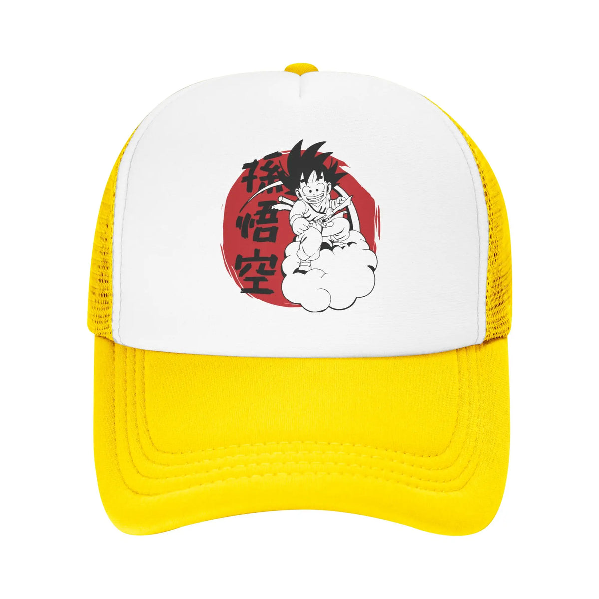 Czapka typu trucker Son Gohan D-Dragon Ball Z, unisex, czapki outdoorowe, czapka robocza typu trucker, czapka typu trucker, czapki typu snapback, czapki baseballowe z siateczką