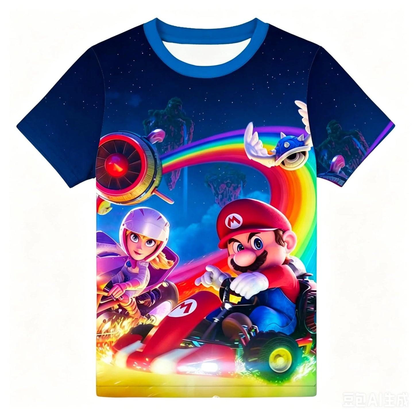 Super Mario Bros 3D Print T-shirt  Adults Children/Youth Mario Peach Sonic Game Cartoon Short Sleeve Tee Streetwear Casual Tops