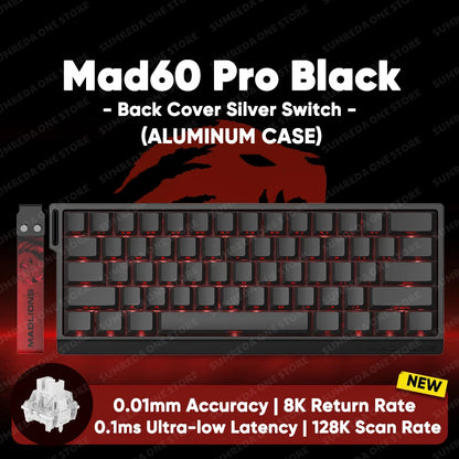 Madlions mad60he Mad60 Mad68 HE Mechanical Keyboard Magnetic Switch Mad60he Wired Game Keyboard Rapid Trigger Rgb Keyboard
