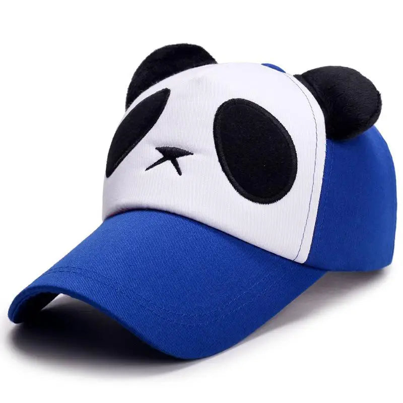 Casquettes de baseball d'été mignonnes avec panda pour hommes et femmes, casquettes hip-hop en coton à fermeture snapback, protection solaire, garçons et filles, casquettes d'extérieur, dropshipping