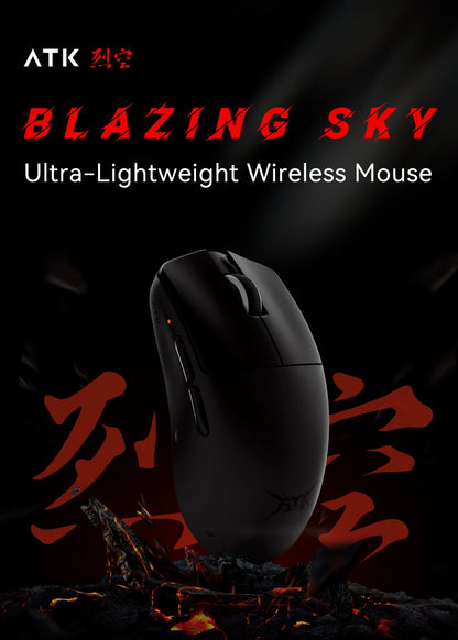 ATK BlazingSky F1 Extreme kabellose Gaming-Maus PAW3950 Ultra Dual-Mode 8000Hz 35g leichte E-Sports-FPS-Maus