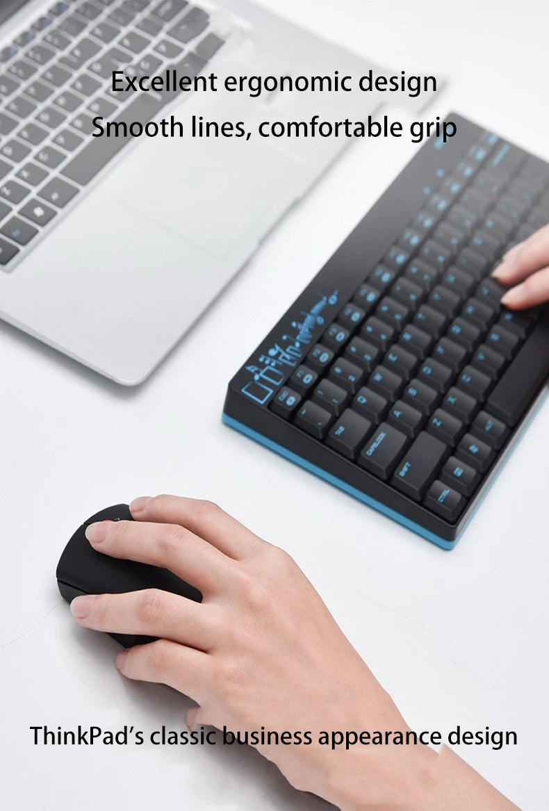 Mouse Lenovo ThinkPad Office Mouse 4Y50Z21427 Black Bluetooth + Wireless Dual-Mode Mouse