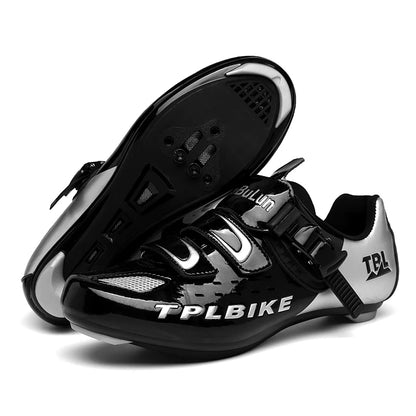 New Men’s and Women’s Bicycle Shoes Outdoor Cycling Shoes with Three Functional Soles Professional Training Shoes
