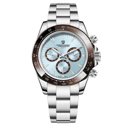 PAGANI DESIGN chronograafhorloge voor heren – Luxe quartz-polshorloge, verlicht en waterdicht.
