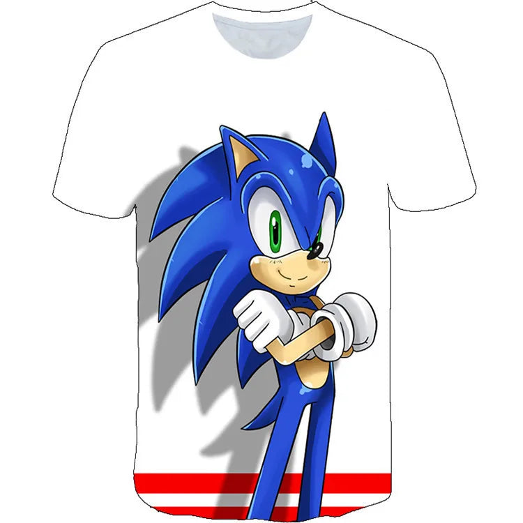 spuer speed Game 3D Character T-shirt for Boys Girls Short Sleeve Summer men women clothes Casual Tee tops