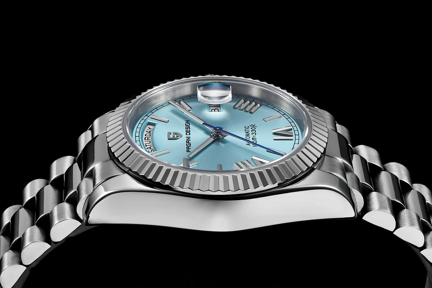 PAGANI DESIGN New DD36 Rose Gold Luxury Automatic Mechanical Watch For Men ST16 100M Waterproof AR Sapphire Glass Wristwatch Men