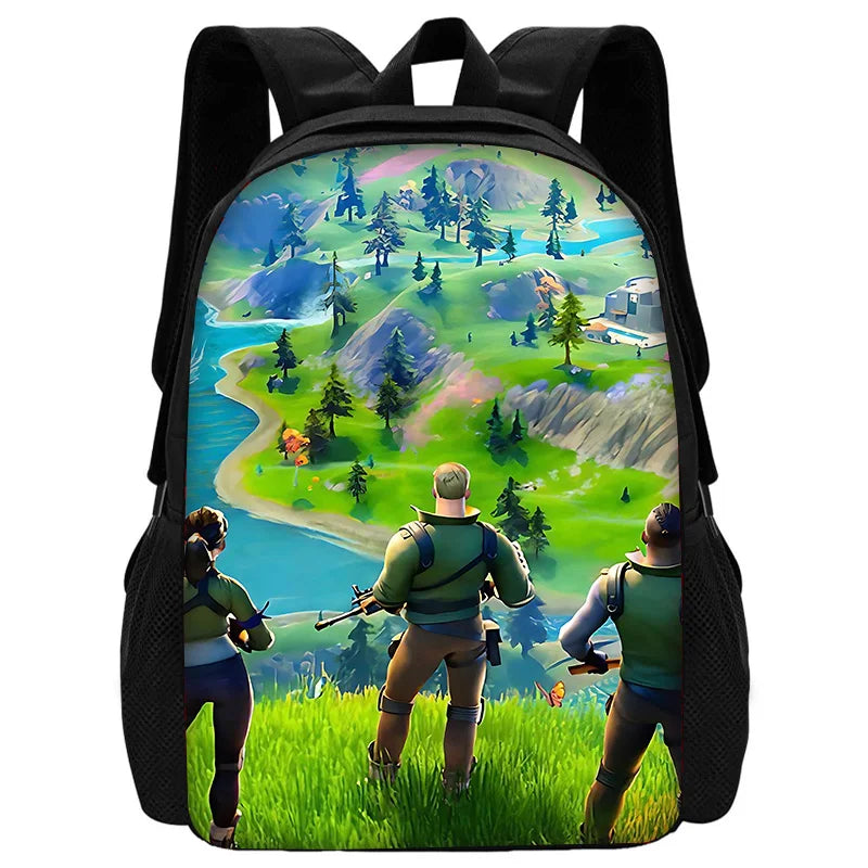 Zaini FortniteS per bambini, maschi e femmine, regalo di compleanno per studenti, borse scuola per bambini unisex, zaino da campeggio resistente