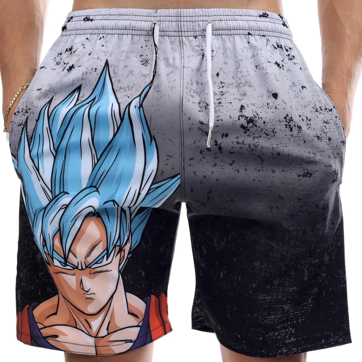 2026 Summer Dragon Ball GokuVegeta Summer Creative Casual Pants Large Size Anime Character Peripheral Quick Dry Casual Shorts