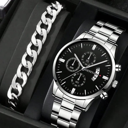 Fashion Men Watch Luxury Calendar Quartz Wrist Watch Business Watches Man Clock Male Bracelet Wristwatch