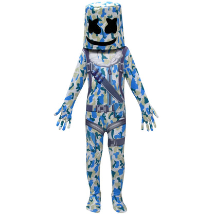 ❤★❤DJ-Guerillakampf-Kostüme Jumpsuits für Kinder Clown-Cosplay-Kleidung Halloween-Weihnachtskostüm Party Game Cos Fortnites Co★♥★