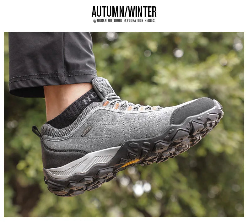 HUMTTO Wanderschuhe für Herren, luxuriöse Designer-Winter-Kletter- und Trekking-Sneaker aus Leder, Outdoor-Sport- und Arbeitsschuhe für Herren 110282A