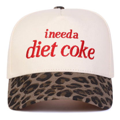 Unisex INEED A DIET COKE Letter Embroidery Baseball Caps Spring Autumn Outdoor Adjustable Casual Hats Sunscreen Hat Sports Cap