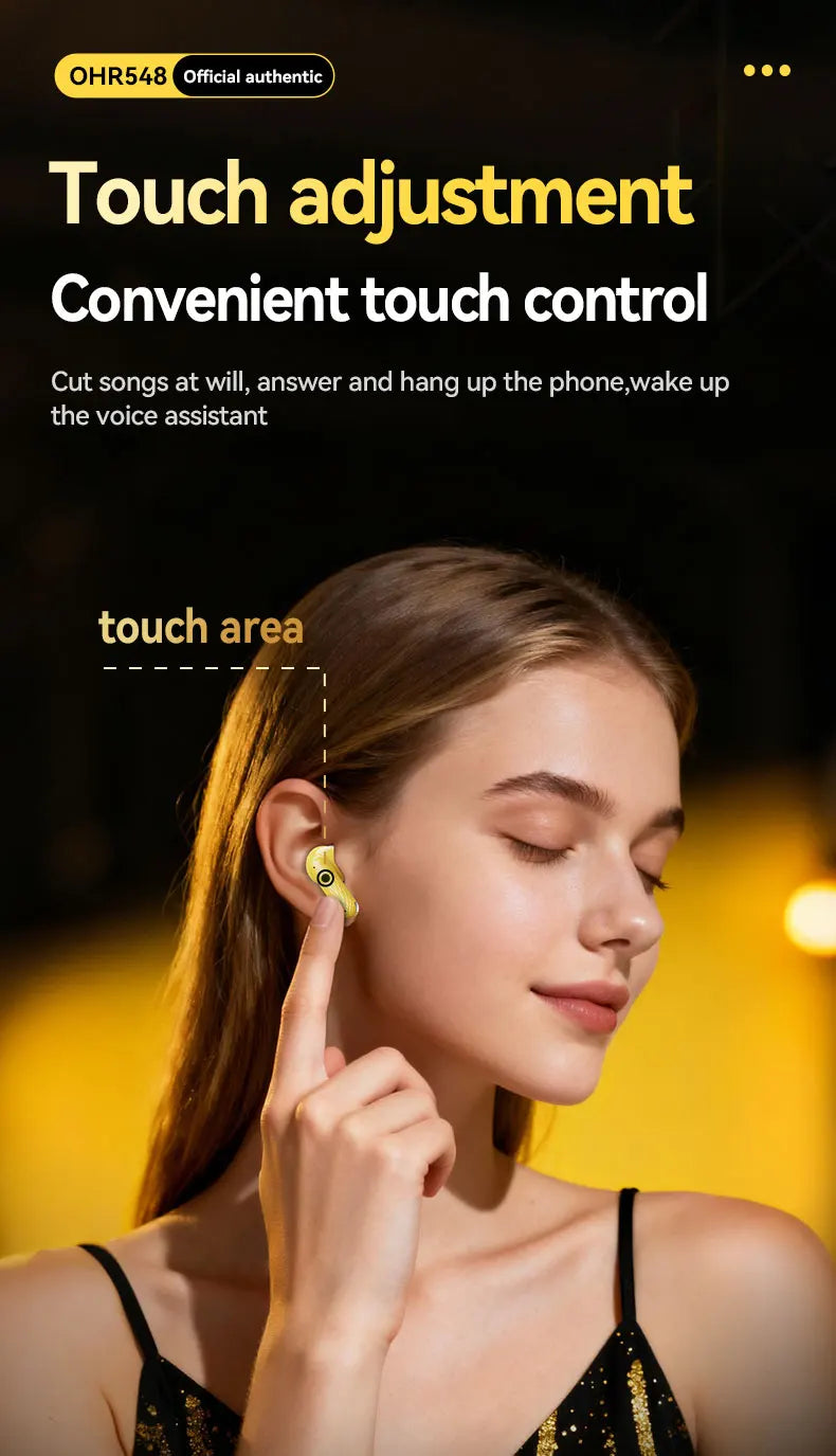 Acer Ohr548 Wireless Bluetooth Headphones with In-Ear Design, Anc Call Noise Reduction, Charging Case, Stereo Sound Effect, Low Latency for Gaming, Comfortable Fit for Sports, Running, and Fitness