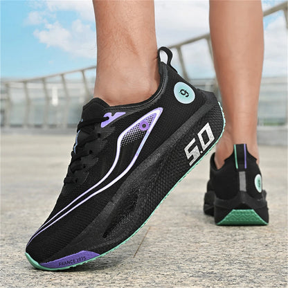 Nuove scarpe sportive da uomo e donna, sneaker da running, piastra in carbonio, da gara maschile per maratona, ammortizzanti, scarpe da allenamento per atletica