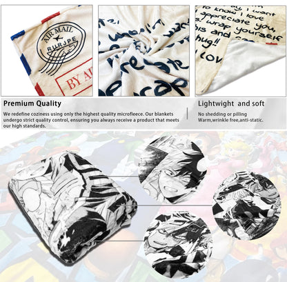 Shadow Game Blanket Soniced Cartoon Flannel Throw Blankets Summer Air Conditioning Decoration Lightweight Bedspreads