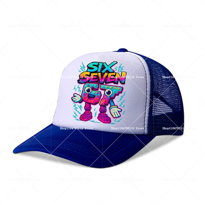 Casquette de baseball Steal A Brainrot 67 Six Seven, motif cartoon/anime, lettres de l'alphabet A à Z, pour garçons et filles, ajustable, sport et mode, couvre-chef pour adulte, cadeau