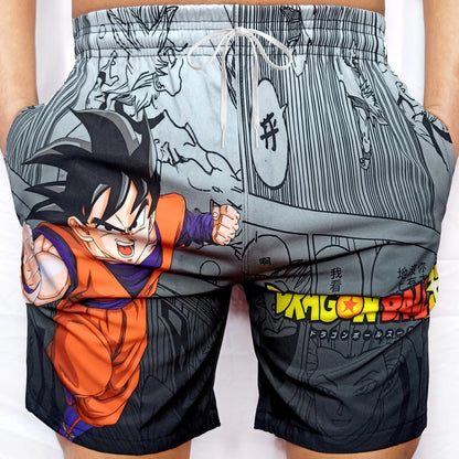 2026 Summer Dragon Ball GokuVegeta Summer Creative Casual Pants Large Size Anime Character Peripheral Quick Dry Casual Shorts