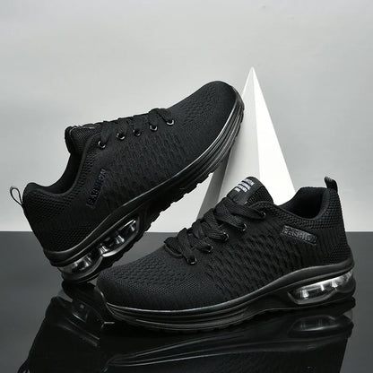 Mens Running Shoes Outdoor Sports Casual Mesh Tennis Shoes Lace-up Lightweight Gym Jogging Shoes for Men 2025 New Male Sneakers