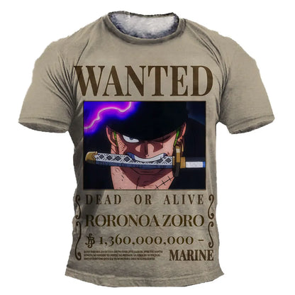 Fashion Kid Anime One Piece Luffy T Shirt Boy Clothing Kids Boys Tshirt Children T-shirt Summer Short Sleeve Tops Tees