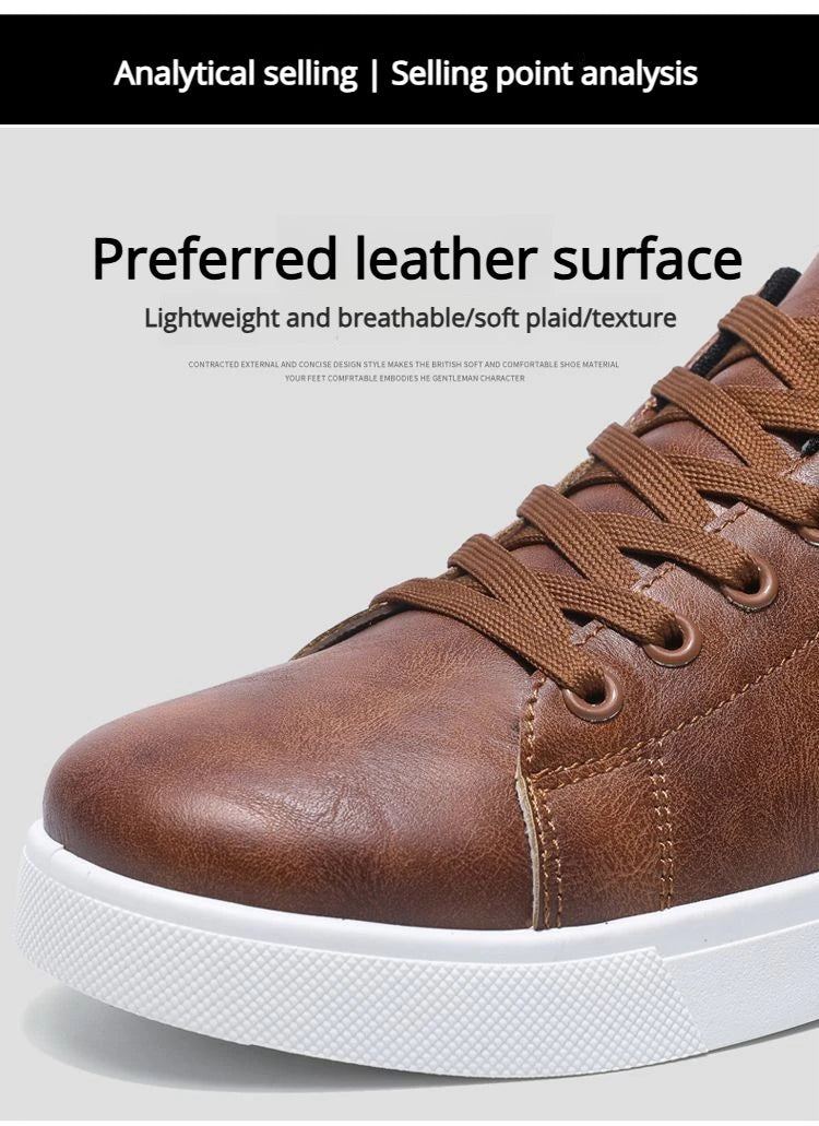 2026 Men's Shoes, New Style Four Seasons Fashionable Versatile Soft Sole White Casual Shoes, Breathable Summer Men’s Sneakers