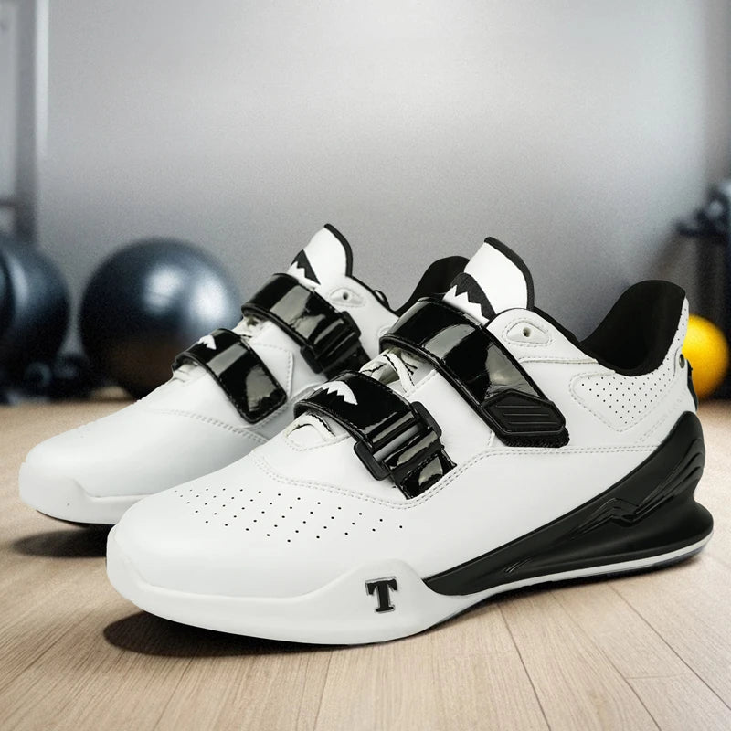 Professional Weightlifting Shoes Comfortable Indoor Squat Training Shoes Durable Anti-Slip Weightlifting Hard Pull Sports Shoes