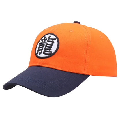 Casquette de baseball ajustable Dragon Ball Z Anime Goku Casquette d'été parent-enfant Casquette hip-hop pour papa Casquettes de sport d'extérieur pour hommes et garçons Cadeau