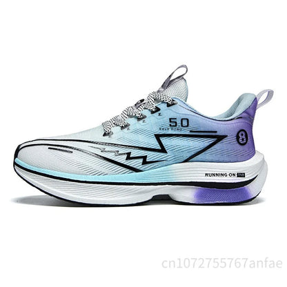 Scarpe da running da uomo con piastra in carbonio, leggere, ultra ammortizzate, traspiranti, da maratona, con assorbimento degli urti e supporto, sneaker sportiva comoda da donna