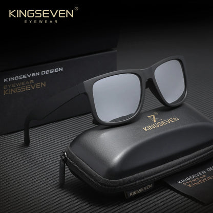 KINGSEVEN Fashion Square polarizované sluneční brýle pro muže a ženy – brýle na řízení, outdoor a cestování, UV400