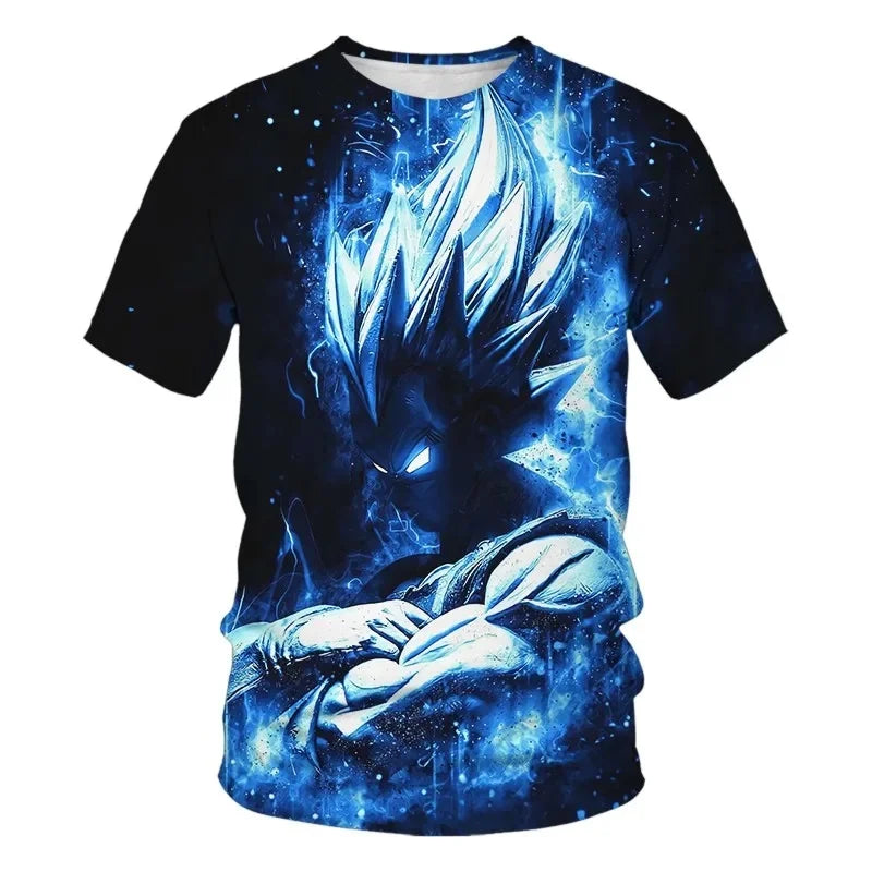 2026 Men's T-shirts Dragon Ball Z T-shirt Boys Clothes Children's Clothing Summer Short Sleeve Kids Cartoon Tee Tops Baby Boy