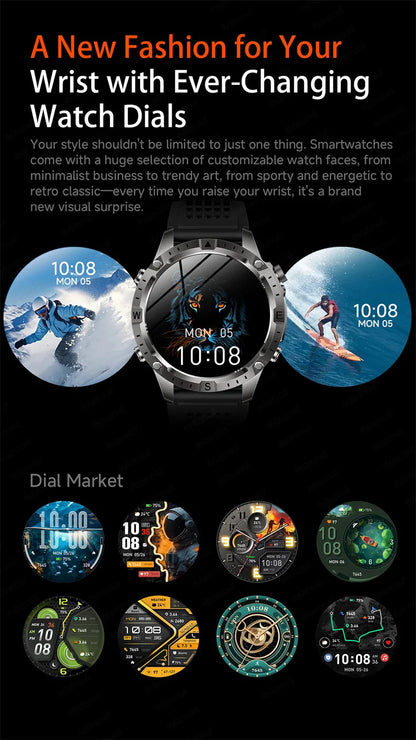 Smart Watch Men GPS Track High End watch Swim Waterproof Watches six axis sensor Sports 2GB Memory GPS Map Compass Smartwatch