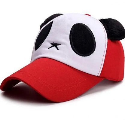 Casquettes de baseball d'été mignonnes avec panda pour hommes et femmes, casquettes hip-hop en coton à fermeture snapback, protection solaire, garçons et filles, casquettes d'extérieur, dropshipping