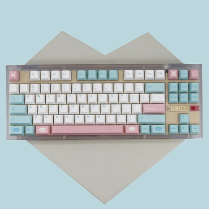 142 Keys GMK Noel Keycaps Cherry Profile PBT Dye Sublimation Mechanical Keyboard Keycap For MX Switch 61/64/87/980/104