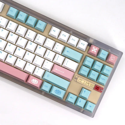 142 Keys GMK Noel Keycaps Cherry Profile PBT Dye Sublimation Mechanical Keyboard Keycap For MX Switch 61/64/87/980/104