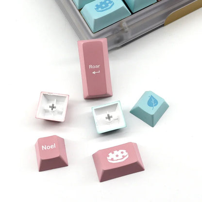 142 Keys GMK Noel Keycaps Cherry Profile PBT Dye Sublimation Mechanical Keyboard Keycap For MX Switch 61/64/87/980/104
